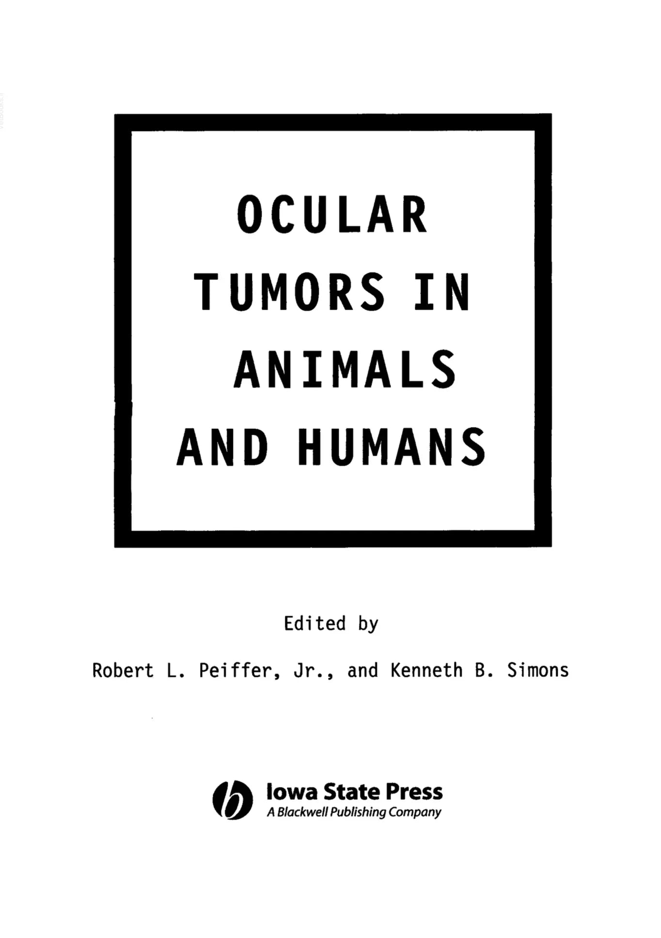 Ocular Tumors in Animals and Humans